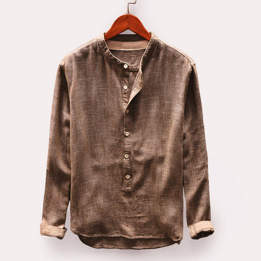 Camisa de Manga Larga de Corte Regular para Hombres | Ideal para Uso Diario y Formal