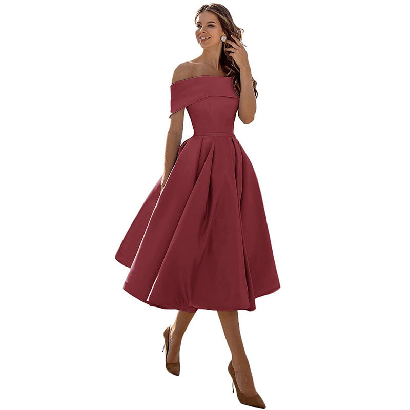 Vestido Sin Tirantes de Corte Largo Para Mujer | Ideal Para Eventos y Salidas Nocturnas