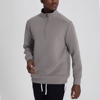 Sudadera Con Medio Cierre Y Cuello Alto Para Hombre | Ideal Para Actividades Deportivas Y Uso Diario