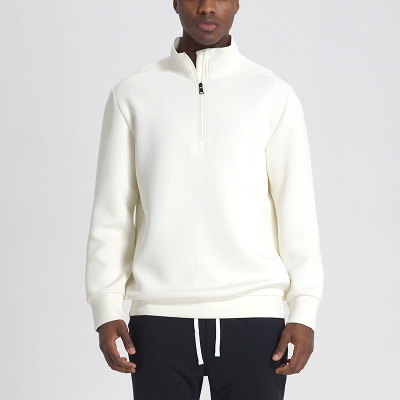 Sudadera Con Medio Cierre Y Cuello Alto Para Hombre | Ideal Para Actividades Deportivas Y Uso Diario