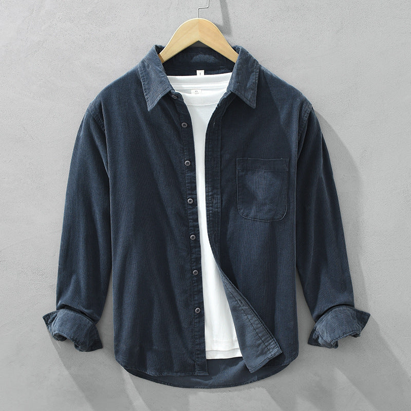 Camisa Con Cierre Abotonado Y Col Clásico Para Hombre | Ideal Para Uso Diario