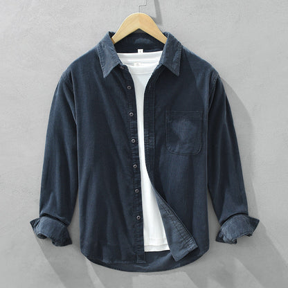 Camisa Con Cierre Abotonado Y Col Clásico Para Hombre | Ideal Para Uso Diario