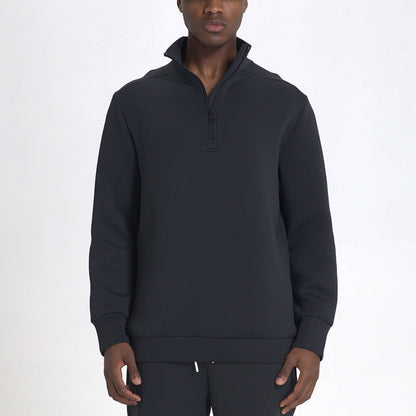 Sudadera Con Medio Cierre Y Cuello Alto Para Hombre | Ideal Para Actividades Deportivas Y Uso Diario