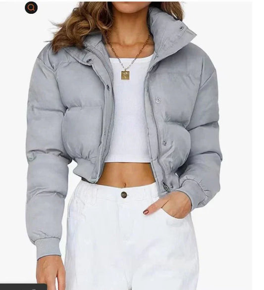 Chaqueta Corta Con Capucha Integrada Para Mujer | Ideal Para Entretiempo Y Uso Diario