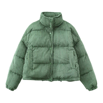 Chaqueta De Invierno Con Corte Recto Para Mujer | Ideal Para Uso Diario