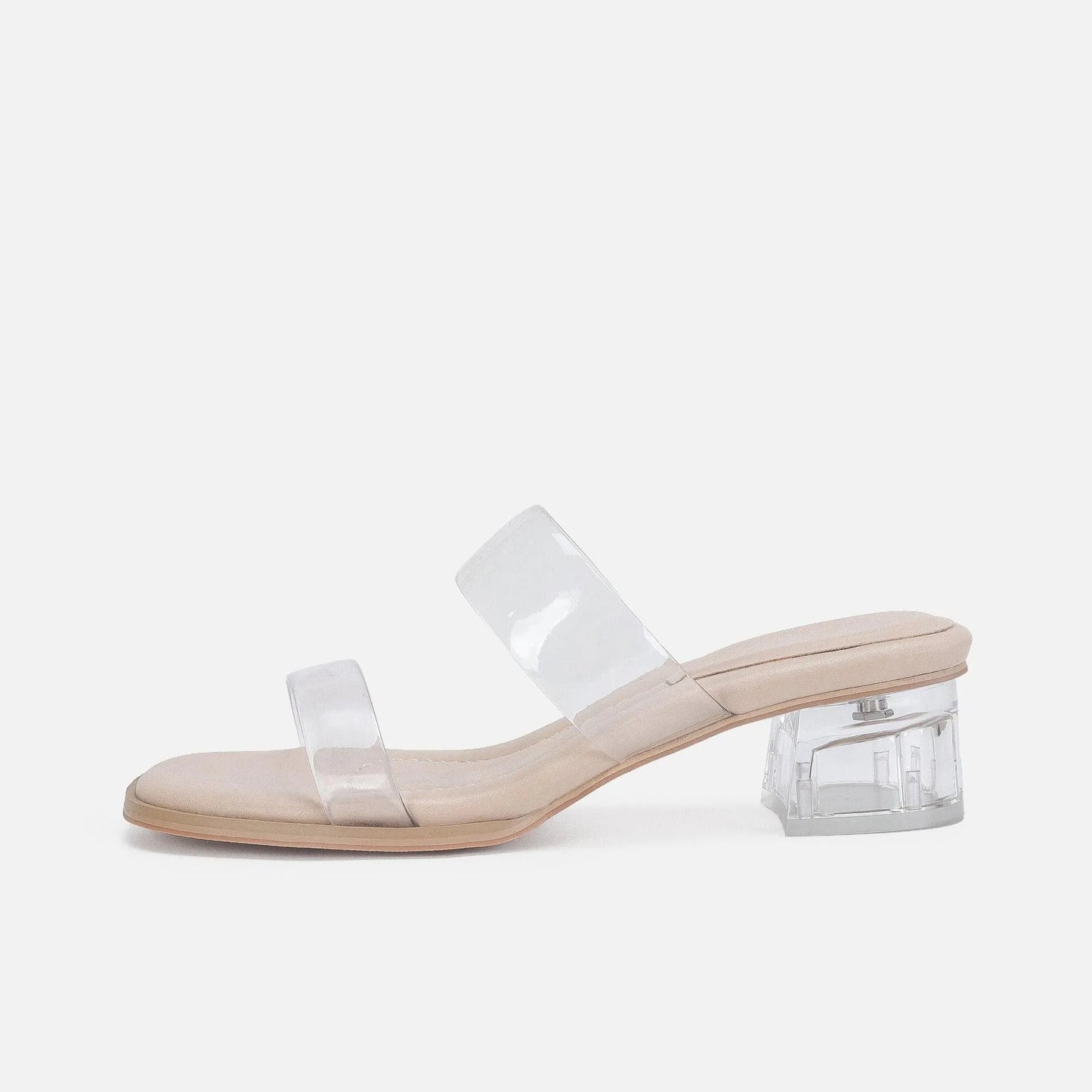 Sandalias De Tacón Medio Con Correas Superiores Para Mujer | Ideales Para Uso Diario Y Diferentes Ocasiones