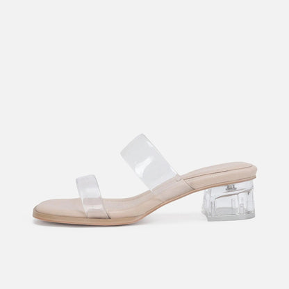 Sandalias De Tacón Medio Con Correas Superiores Para Mujer | Ideales Para Uso Diario Y Diferentes Ocasiones