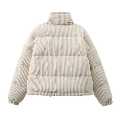 Chaqueta De Invierno Con Corte Recto Para Mujer | Ideal Para Uso Diario