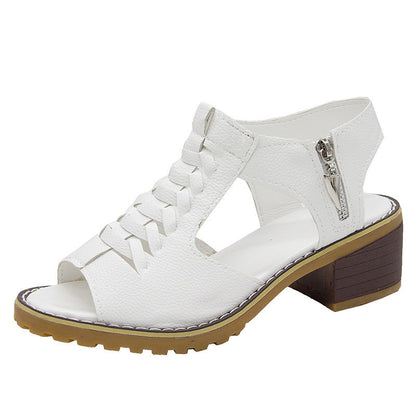 Sandalias de Tacón con Diseño Abierto para Mujer | Ideales para Uso Diario en Temporadas Cálidas