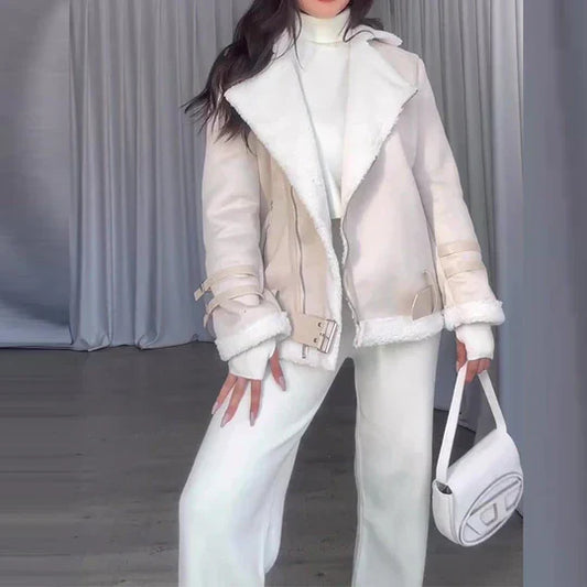 Chaqueta De Invierno Con Cierre Frontal Para Mujer | Ideal Para Temporada De Frío