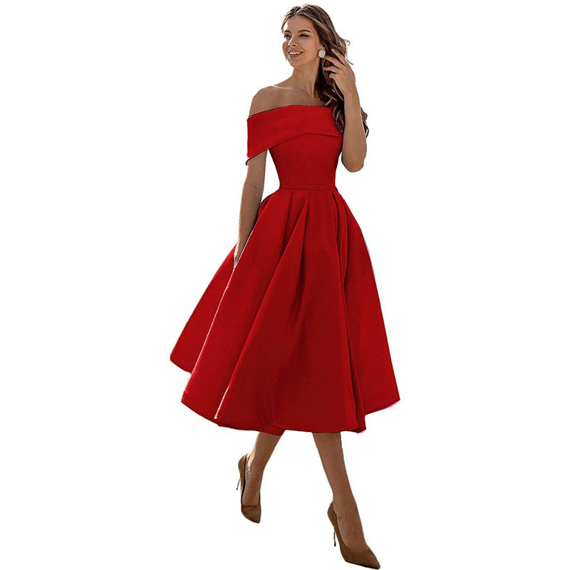 Vestido Sin Tirantes de Corte Largo Para Mujer | Ideal Para Eventos y Salidas Nocturnas