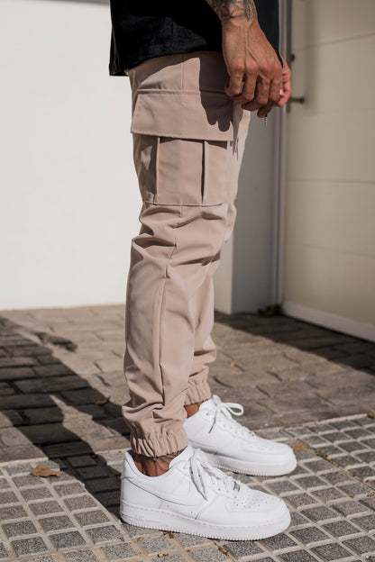Pantalones Cargo Para Hombre Con Cintura Ajustable Y Corte Recto | Ideal Para Uso Diario