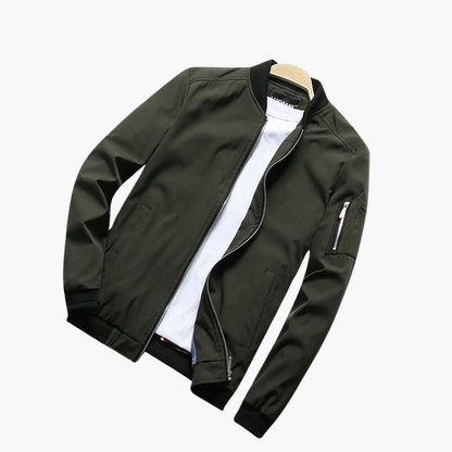 Chaqueta Bomber Con Bolsillos Con Cremallera Para Hombre | Ideal Para Uso Diario Y Urbano