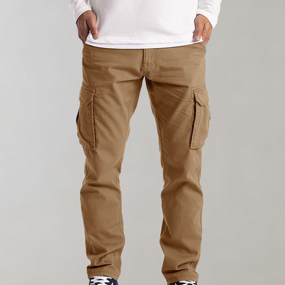 Pantalón Cargo con Múltiples Bolsillos para Hombre | Ideal para Uso Diario y Actividades Informales