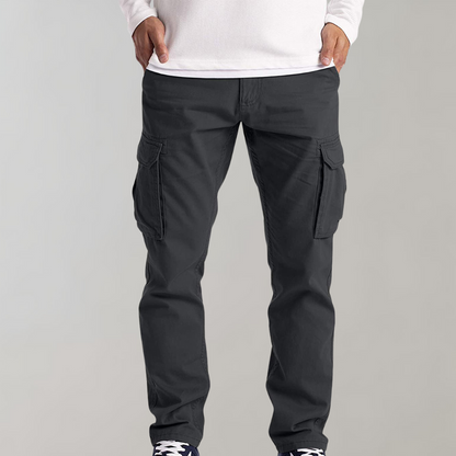 Pantalón Cargo con Múltiples Bolsillos para Hombre | Ideal para Uso Diario y Actividades Informales