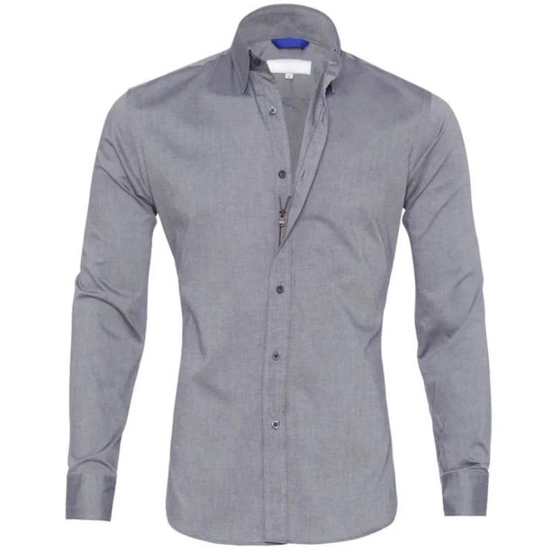 Camisa Con Corte Slim Fit Y Cierre Abotonado Para Hombre | Ideal Para Uso Diario