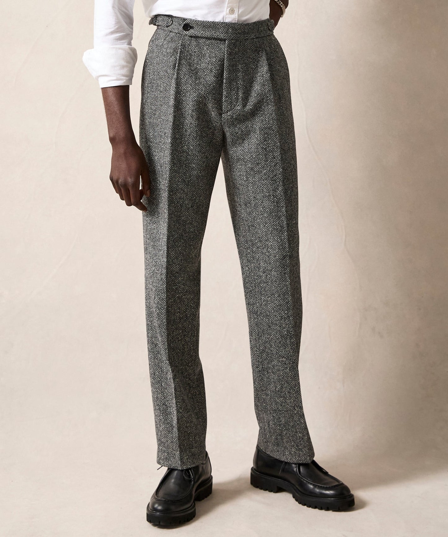 Pantalones de Corte Recto con Ajustadores Laterales para Hombre | Ideales para Uso Profesional y Eventos Formales