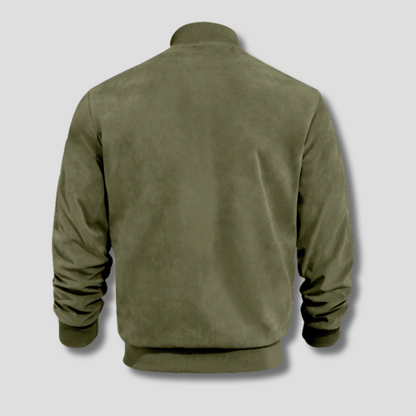 Chaqueta Bomber con Cierre de Cremallera para Adultos | Ideal para Períodos de Entretiempo