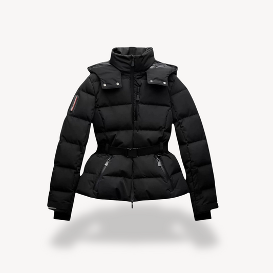 Chaqueta Acolchada Con Cinturón Para Mujer | Ideal Para Otoño E Invierno