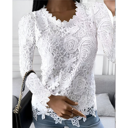 Blusa Con Escote Redondo Para Mujer | Ideal Para Uso Profesional Y Diario