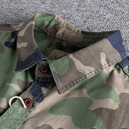 Camisa Con Motivo Camuflaje Y Corte Slim Fit Para Hombre | Ideal Para Uso Diario