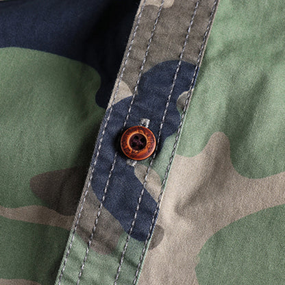 Camisa Con Motivo Camuflaje Y Corte Slim Fit Para Hombre | Ideal Para Uso Diario