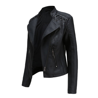 Chaqueta con Cremallera Frontal y Cuello Alto para Mujer | Ideal para Uso Diario en Exterior