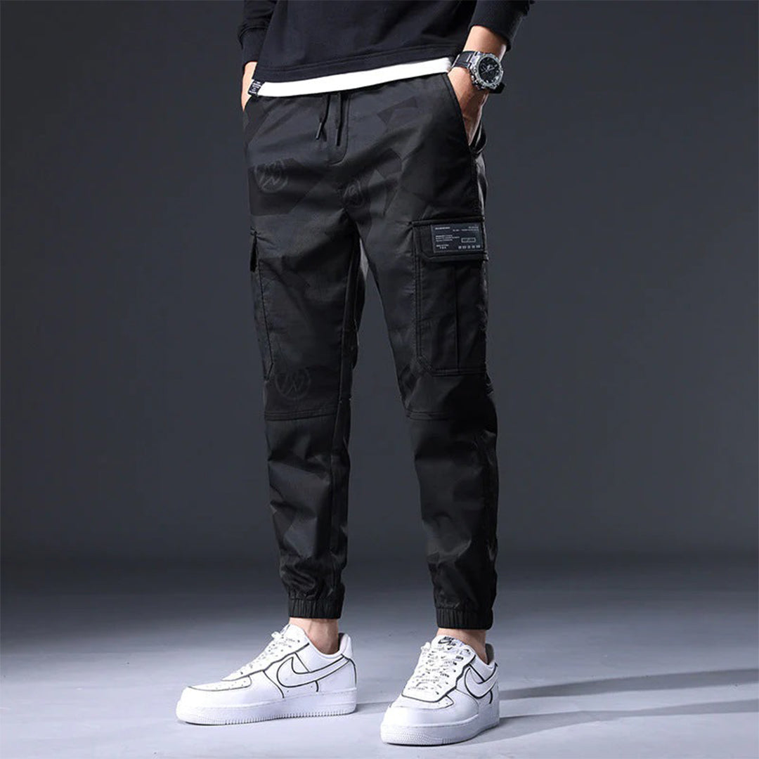Pantalón Cargo con Cintura Elástica y Bolsillos Laterales para Mujer | Ideal para Uso Diario