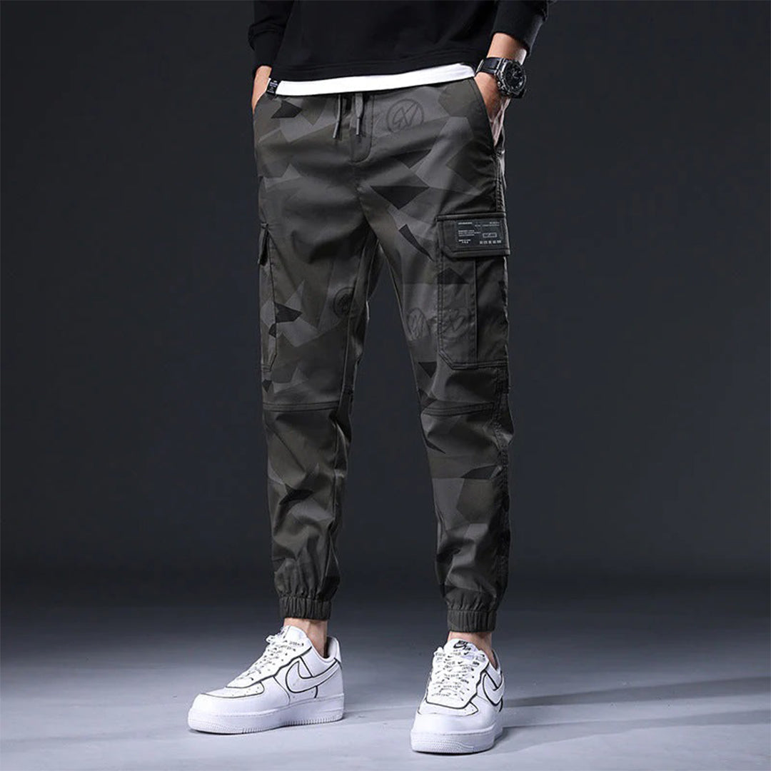 Pantalón Cargo con Cintura Elástica y Bolsillos Laterales para Mujer | Ideal para Uso Diario