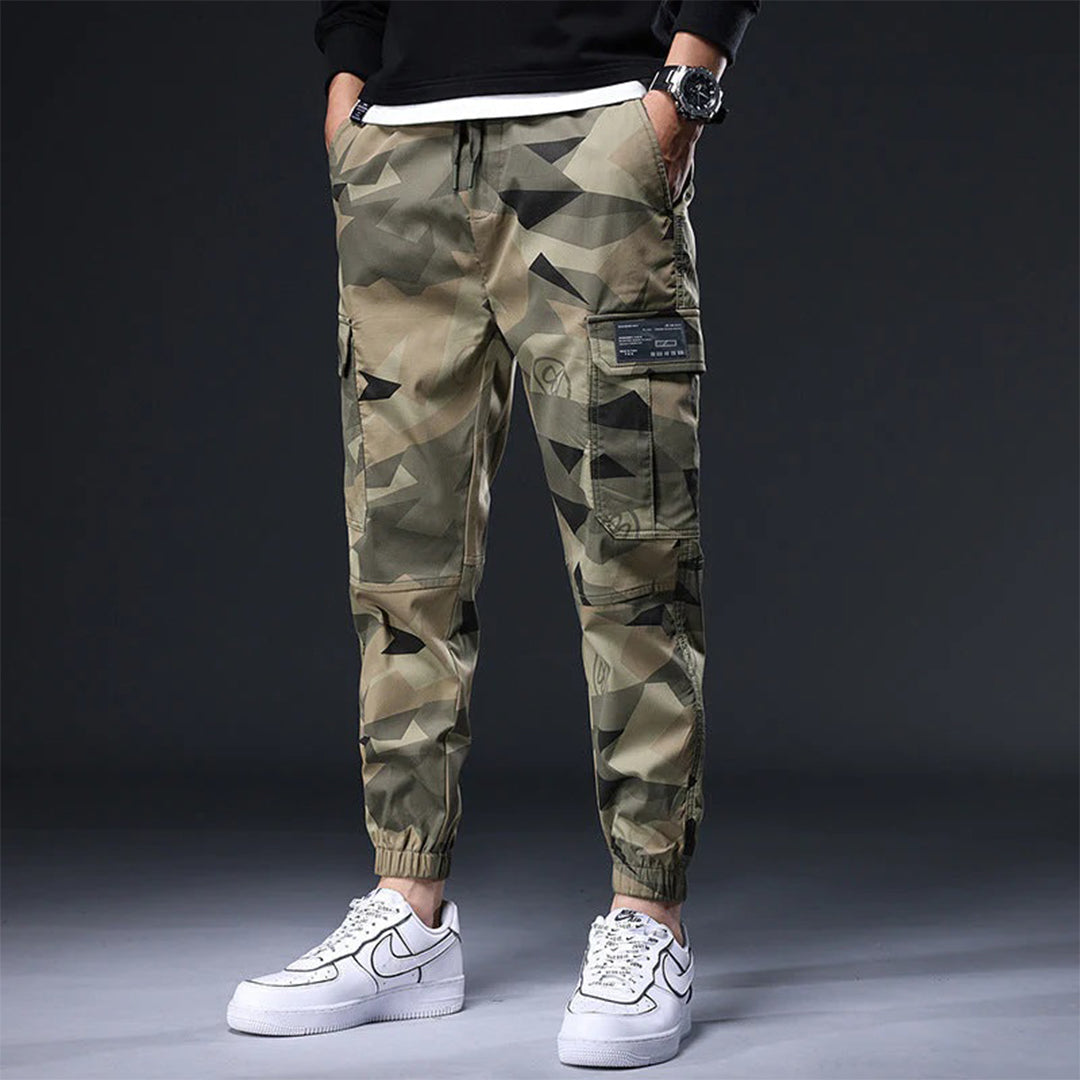 Pantalón Cargo con Cintura Elástica y Bolsillos Laterales para Mujer | Ideal para Uso Diario