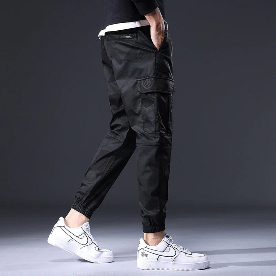 Pantalón Cargo con Cintura Elástica y Bolsillos Laterales para Mujer | Ideal para Uso Diario