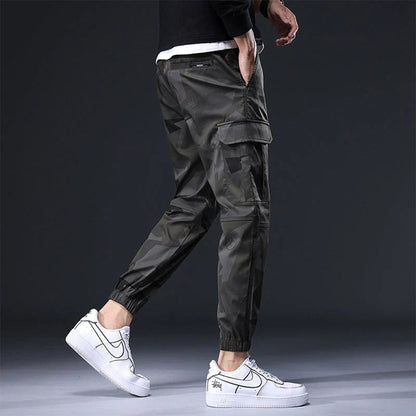 Pantalón Cargo con Cintura Elástica y Bolsillos Laterales para Mujer | Ideal para Uso Diario