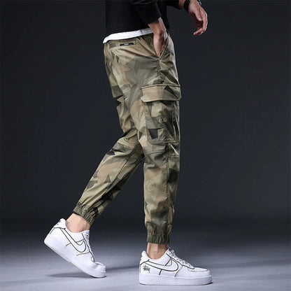 Pantalón Cargo con Cintura Elástica y Bolsillos Laterales para Mujer | Ideal para Uso Diario
