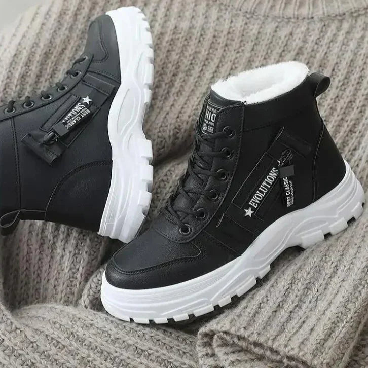Botas De Invierno Con Diseño Cerrado Para Mujeres | Ideal Para Temporada De Invierno