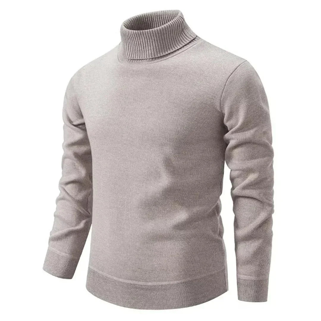 Jersey de Cuello Alto con Corte Ajustado para Hombre | Ideal para Otoño e Invierno