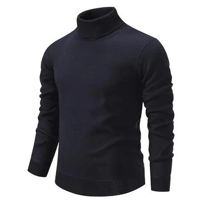 Jersey de Cuello Alto con Corte Ajustado para Hombre | Ideal para Otoño e Invierno