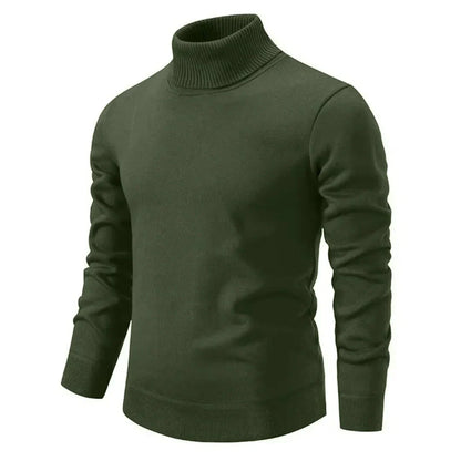 Jersey de Cuello Alto con Corte Ajustado para Hombre | Ideal para Otoño e Invierno