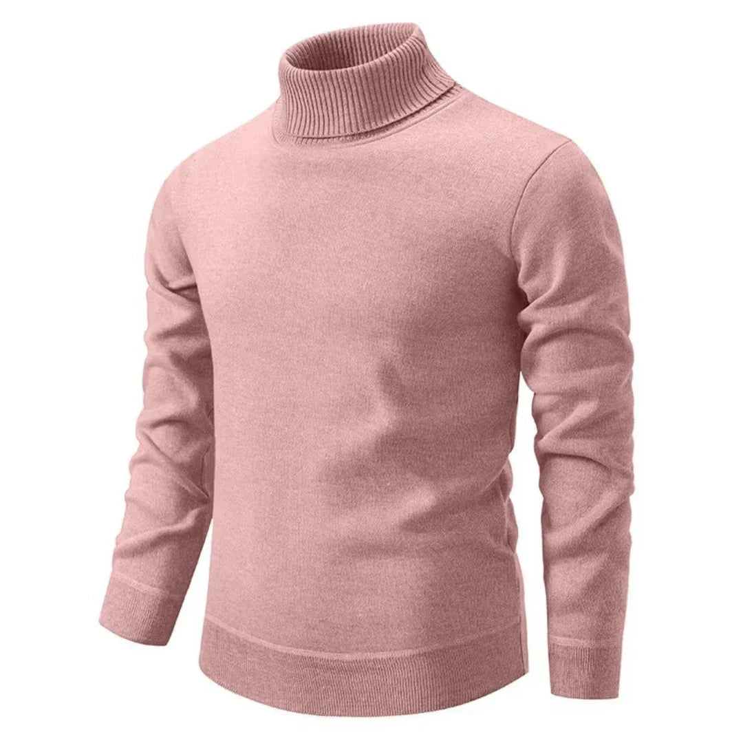 Jersey de Cuello Alto con Corte Ajustado para Hombre | Ideal para Otoño e Invierno