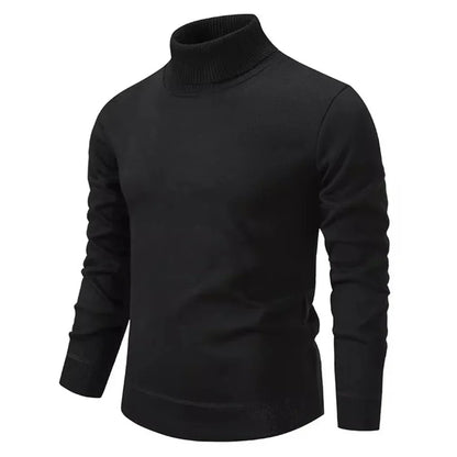 Jersey de Cuello Alto con Corte Ajustado para Hombre | Ideal para Otoño e Invierno