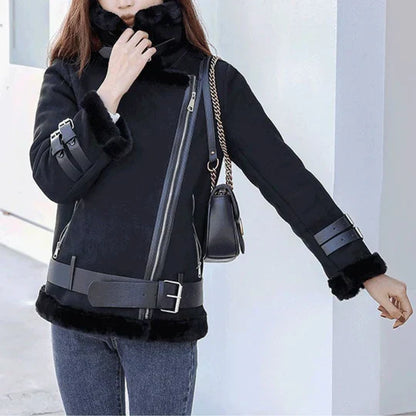 Chaqueta De Invierno Con Cierre Frontal Para Mujer | Ideal Para Temporada De Frío