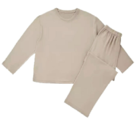 Conjunto de Dos Piezas con Corte Amplio para Mujer | Ideal para Uso En Casa Y Diario