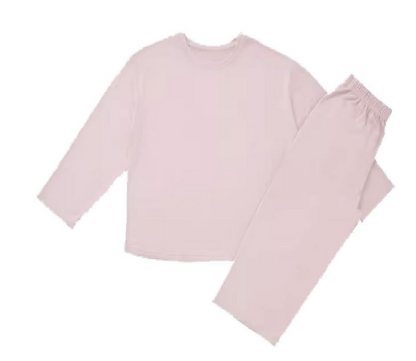 Conjunto de Dos Piezas con Corte Amplio para Mujer | Ideal para Uso En Casa Y Diario