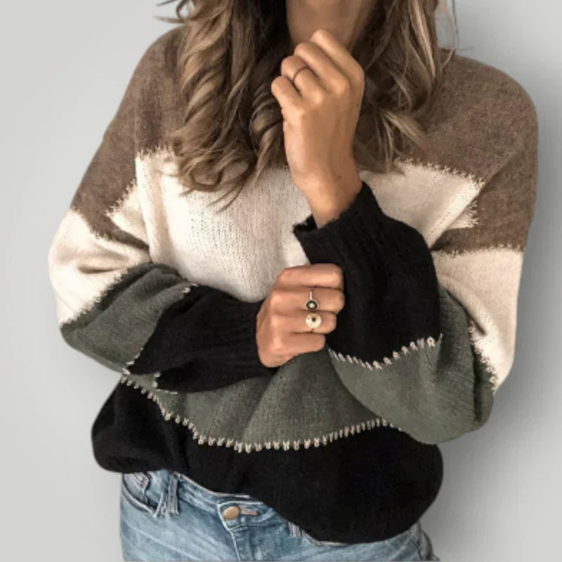 Suéter De Punto De Corte Relajado Para Mujer | Ideal Para Otoño E Invierno