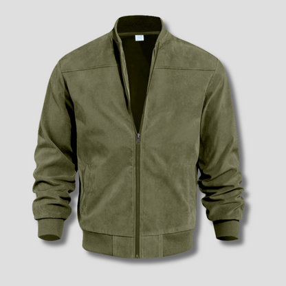 Chaqueta Bomber con Cierre de Cremallera para Adultos | Ideal para Períodos de Entretiempo