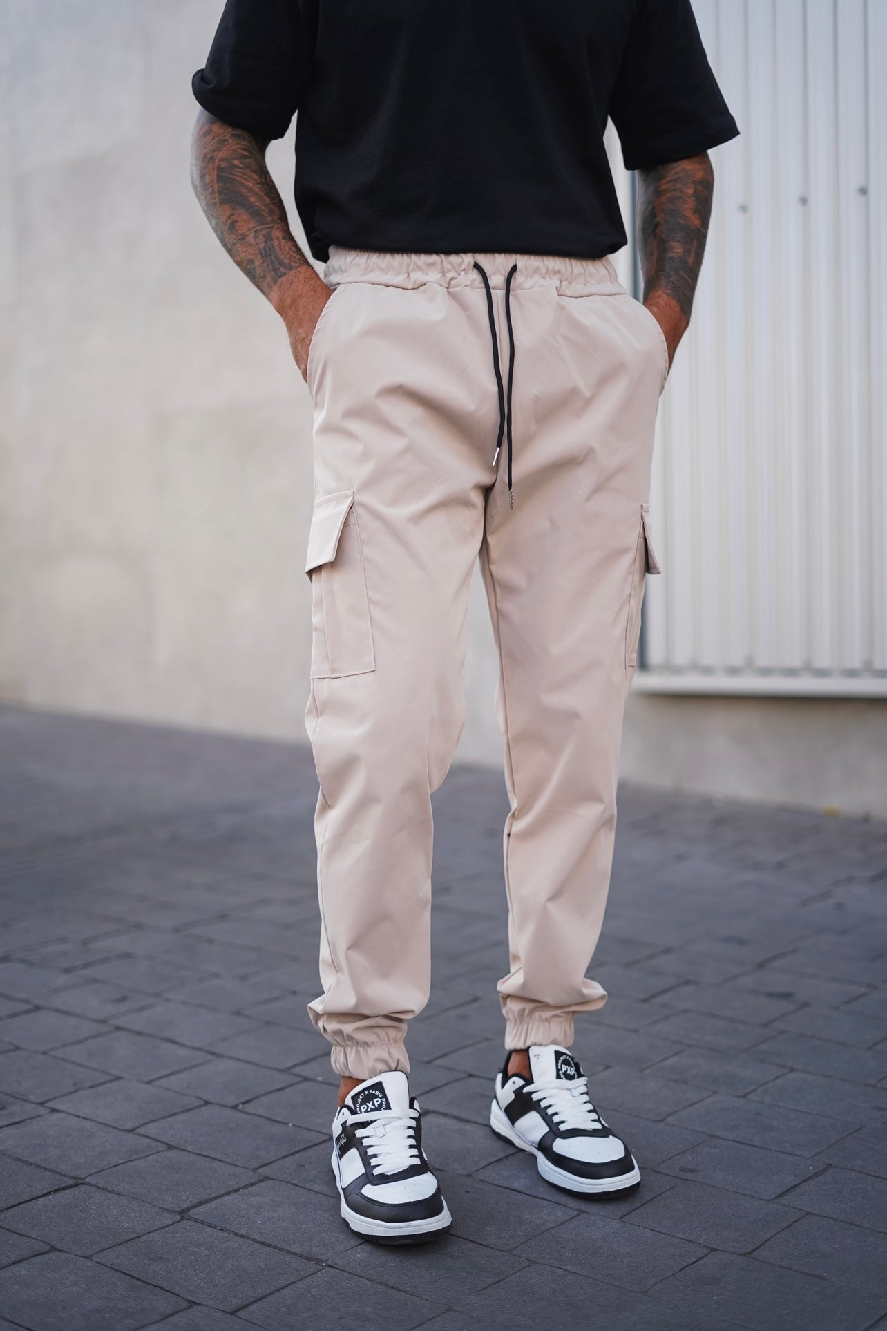 Pantalones Cargo Para Hombre Con Cintura Ajustable Y Corte Recto | Ideal Para Uso Diario