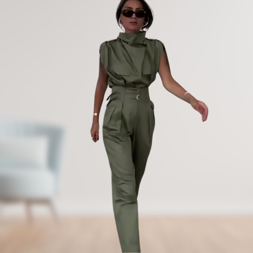 Conjunto de Dos Piezas con Diseño Funcional para Mujer | Ideal para Uso Estival