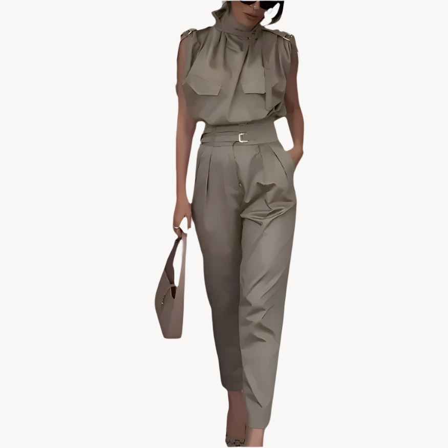 Conjunto de Dos Piezas con Diseño Funcional para Mujer | Ideal para Uso Estival