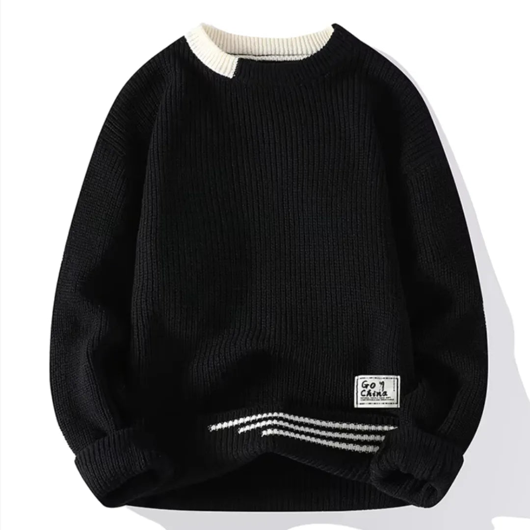 Jersey de Punto para Hombre con Cuello Redondo | Ideal para Uso Diario