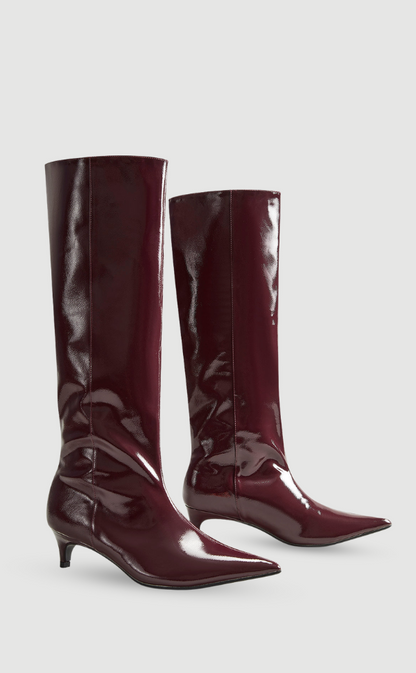 Botas Hasta La Rodilla Con Punta Definida Para Mujer | Ideal Para Uso Diario