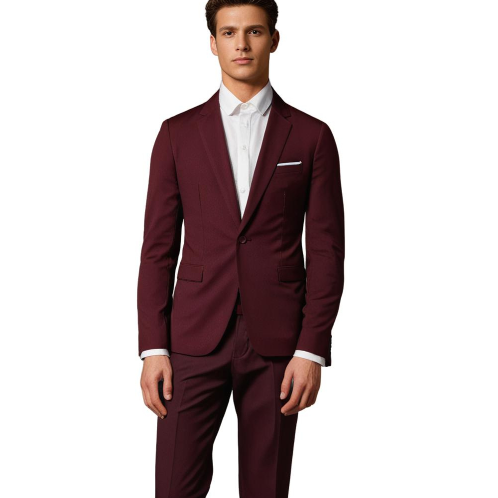 Traje de Hombre con Blazer y Pantalón Recto Coordinados | Ideal para Ocupaciones Formales
